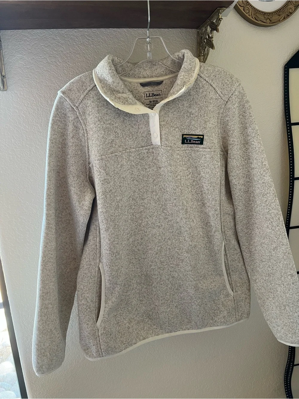 L.L. Bean Women’s Size Medium Sweater Fleece Pullover
